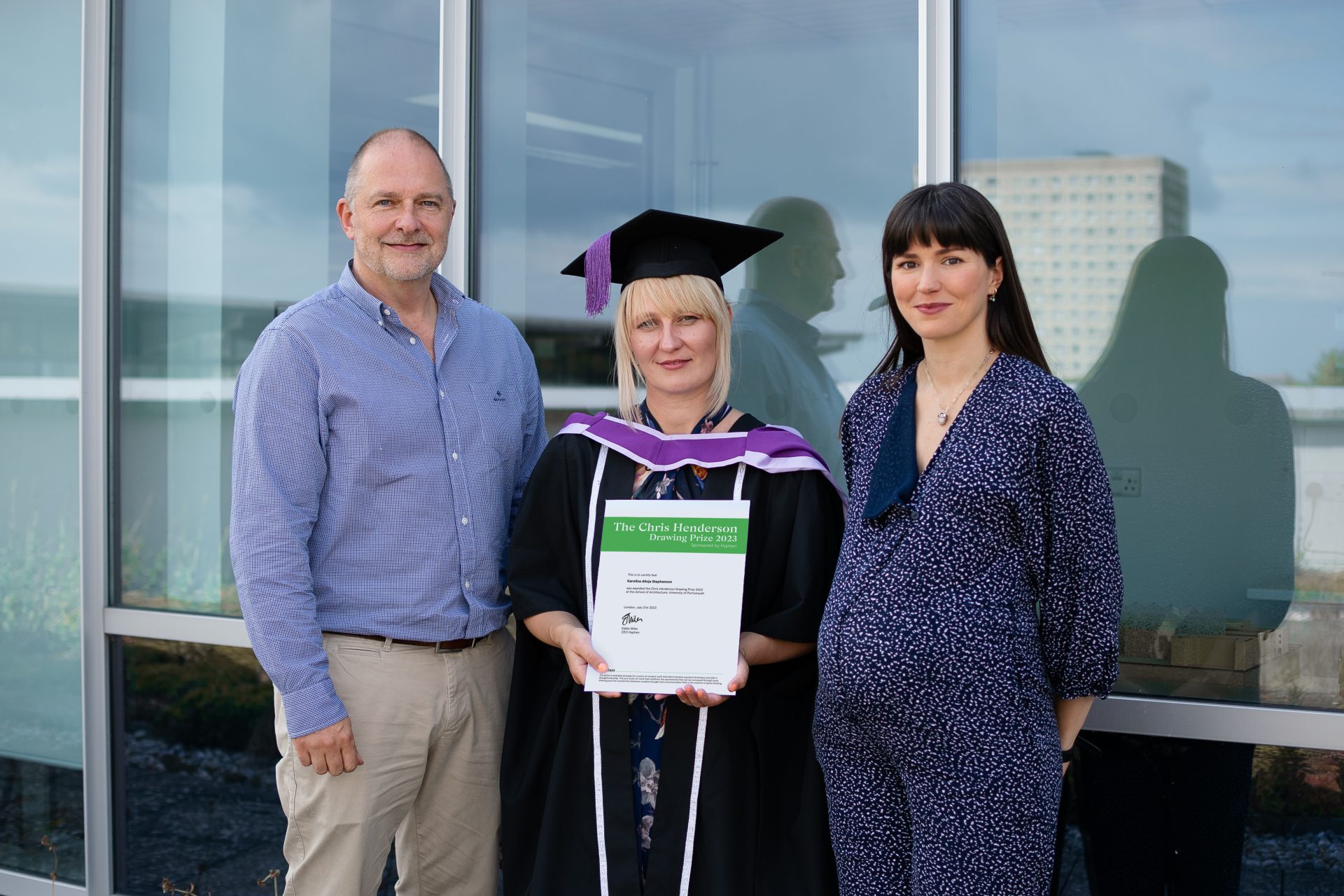 Hyphen Drawing Prize presented at University of Portsmouth awards ceremony